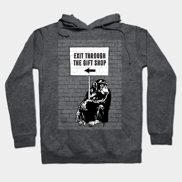 Exit Through the Gift Shop - Alternative Movie Poster Hoodie by MoviePosterBoy